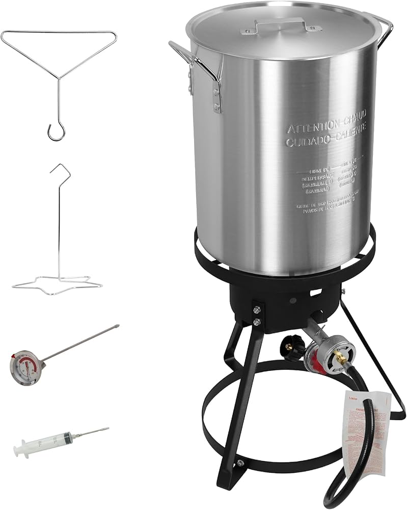 Amazon.com: Red Mountain Valley 30 Qt Propane Deep Fryer